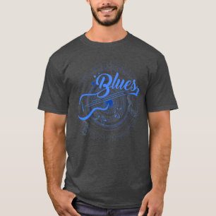Blues Music Musician Gitarre Player Funny Gifts121 T-Shirt