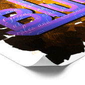 Blues Music Poster (Ecke)