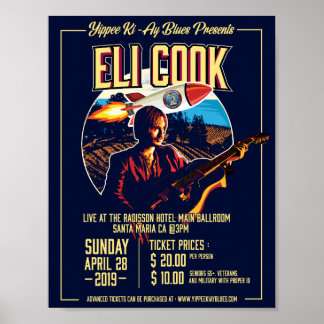 Blues Musician Concert Poster