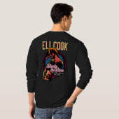 Blues Musician Langarm-Hemd T-Shirt (Schwarz voll)