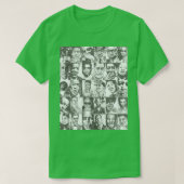 Blues Musicians Collection Printgrafik T-Shirt (Design vorne)