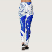 Blues-Musik Leggings (Rückseite)