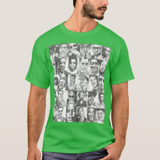 Blues-Musiker-Kollektion Druckgrafik T-Shirt