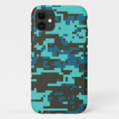 Blues Muster für digitale Camouflage Case-Mate iPhone Hülle (Rückseite)