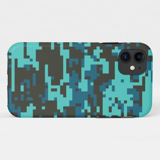 Blues Muster für digitale Camouflage Case-Mate iPhone Hülle (Rückseite (Horizontal))