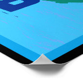 Blues on Blues Poster (Ecke)