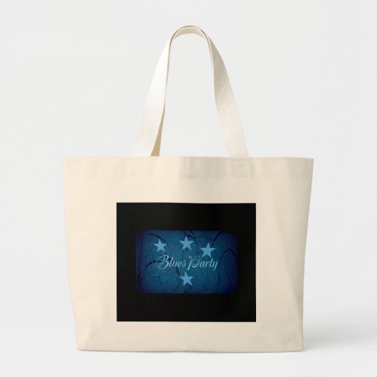 Blues Party Jumbo Tasche (Vorne)