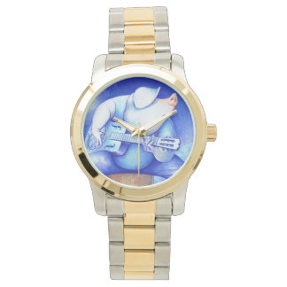 Blues Pig Guitar Watch Armbanduhr