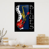 Blues Poster (Küche)