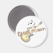 Blues Power Magnet (Vorderseite/Rückseite)