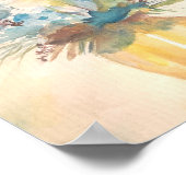 Blues Premium Leinwand Poster (8x10) (Ecke)