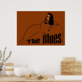 Blues Sängerin Poster (Küche)