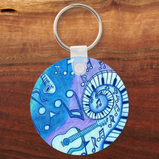 Blues Schlüsselanhänger (Vorderseite)