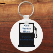 Blues-Schlüsselanhänger der Tankstelle Schlüsselanhänger (Vorderseite)
