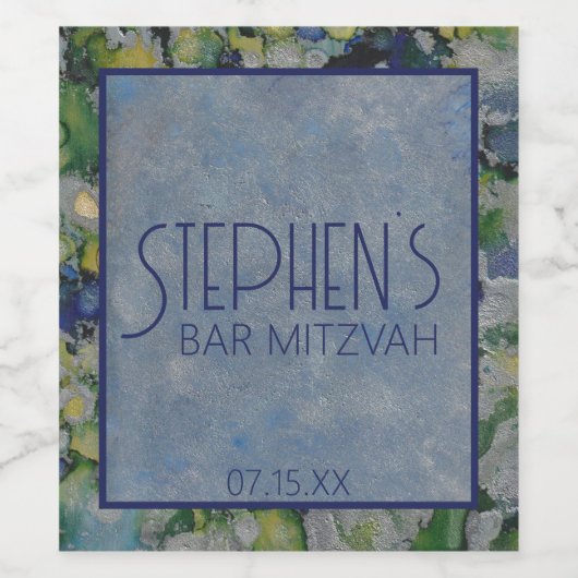 Blues Silvers Weinetikett (Einzelnes Label)