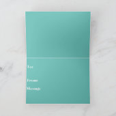 Blues Singer Dankeskarte (Innenseite)