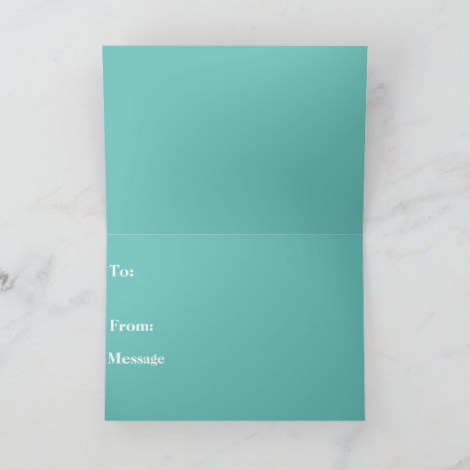 Blues Singer Dankeskarte (Innenseite)