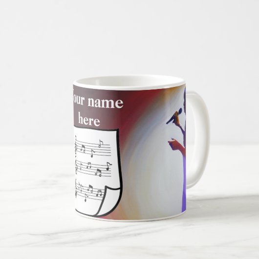 Blues Singer Kaffeetasse (VorderseiteRechts)