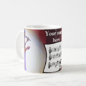Blues Singer Kaffeetasse (Vorderseite Links)
