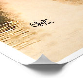 Blues Sonntagmorgen Poster (Ecke)