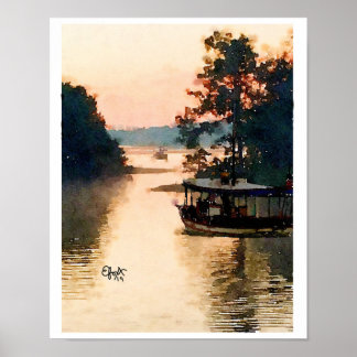 Blues Sonntagmorgen Poster