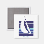 Blues Square_Malibu Magnet (Vorderseite/Rückseite)