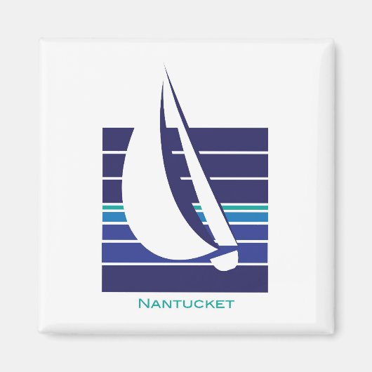 Blues Square_Nantucket-Magnet Magnet (Vorne)
