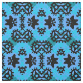 Blues Stoff (Muster)