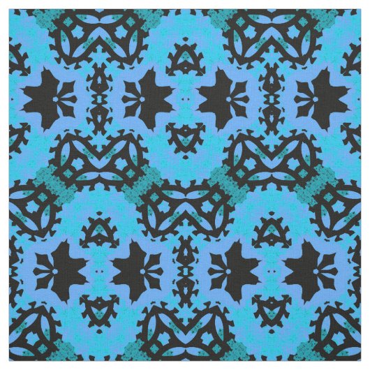 Blues Stoff (Muster)