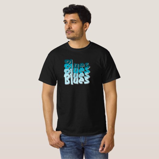 Blues T - Shirt (Vorne ganz)