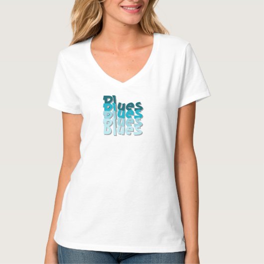 Blues T - Shirt (Vorderseite)