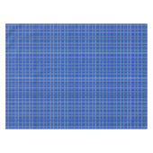 Blues Tartan Tischdecke (Vorderseite (Horizontal))