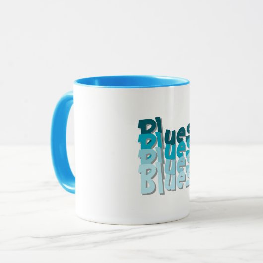 Blues Tasse (Vorderseite Links)
