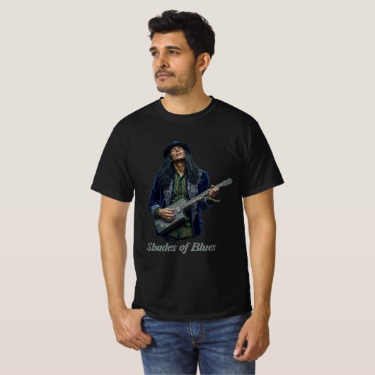 Blues-Töne T-Shirt (Vorne ganz)