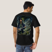Blues-Töne T-Shirt (Schwarz voll)
