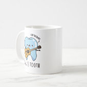 Blues Tooth Funny Dental Music Pub Kaffeetasse (Vorderseite Links)