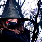 Blues Tree Shadows Forest Hues Wandteppich