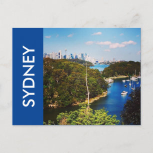 Blues über den Hafen von Sydney Postkarte