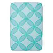 Blues und Blume Badematte (Vorderseite Vertikal)