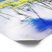 Blues und Gras Fotodruck (Ecke)