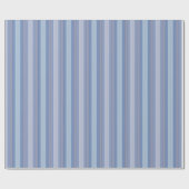 Blues und Graufarbstreifen auf Aquarellpapier Geschenkpapier (Flach)