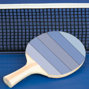 Blues und Graufarbstreifen auf Aquarellpapier Tischtennis Schläger