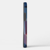 Blues und Reds Abstrakte Pyramide Kunst Case-Mate iPhone Hülle (Rückseite / Rechts)