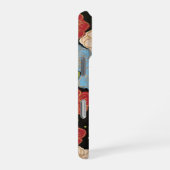 Blues und Rosa und goldfarbenes iPhone 16 Pro Fall iPhone Hülle (Rechte Seite)