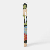 Blues und Rosa und goldfarbenes iPhone 16 Pro Fall iPhone Hülle (Linke Seite)