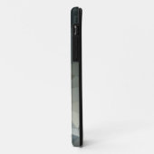 Blues und Schwarze Abstrakte Pyramide Art Case-Mat Case-Mate iPhone Hülle (Hinten/Links)