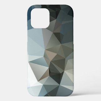 Blues und Schwarze Abstrakte Pyramidenkunst Case-Mate iPhone Hülle