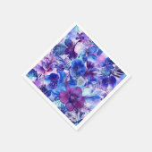 Blues und Veilchen Serviette (Ecke)