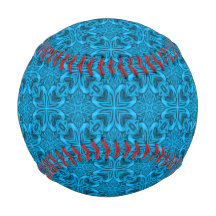 Blues Vintages blaues Fraktal Kaleidoskop