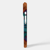 Blues von Kupfer Case-Mate iPhone Hülle (Rückseite / Links)